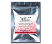 100 Capsules - Serrapeptase 300,000 spu per Capsule - Extra Strength - Delayed Release